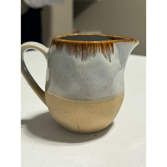 Pottery Creamer Drip Glaze - Picture 3 of 7